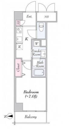 ＵＲＢＡＮＬＩＮＫときわ台の間取り図