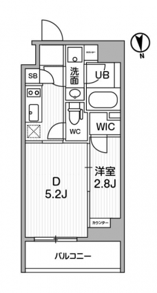 ALTERNA東池袋の間取り図