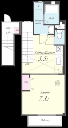 エバーパティオHAの間取り図