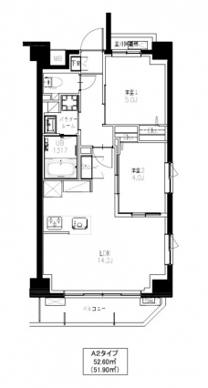 S-RESIDENCE東浦和aguaの間取り図