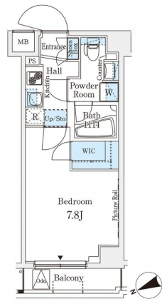 アジールコート山手動坂の間取り図