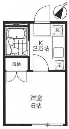 第３コーポラス山上の間取り図