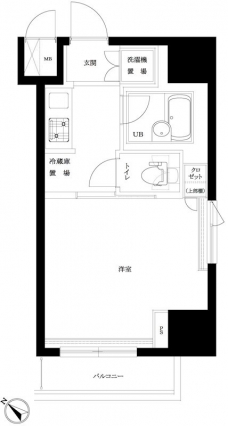 ルーブル豊島千石の間取り図