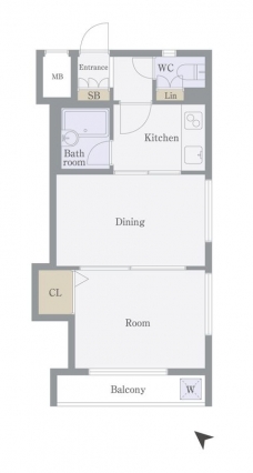 ADX本蓮沼の間取り図