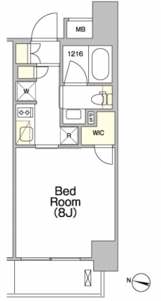 ジオエント赤羽の間取り図