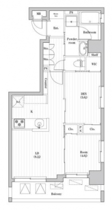 南千住レジデンスの間取り図