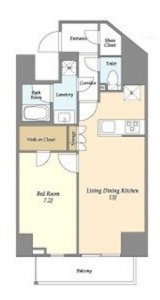 グランカーサ三ノ輪Ⅳの間取り図