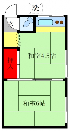 児玉荘の間取り図