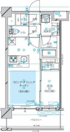 コージーコート蕨の間取り図