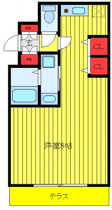 シェルネージュの間取り図