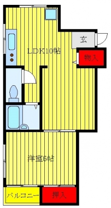 則竹ビルディングの間取り図
