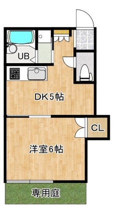 フラワーハイツの間取り図