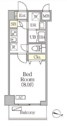 ＯＲＳＵＳ志村坂上 の間取り図