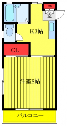 ラ・アミハイツの間取り図