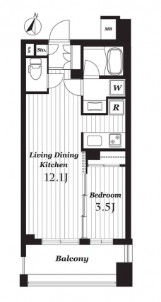 ダイナシティ西川口の間取り図