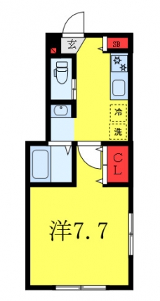 セレ初台の間取り図
