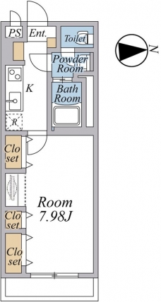リブリ・赤塚の間取り図