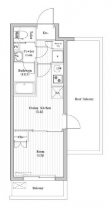 ハーモニーレジデンス山手巣鴨ザ・ガーデンの間取り図