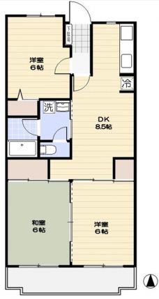 コート浦和の間取り図