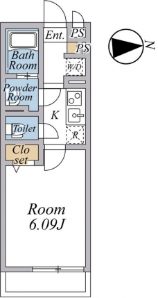 リブリ・赤塚の間取り図
