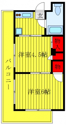 文原ビルの間取り図
