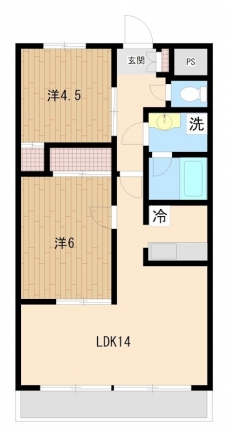 グランディールの間取り図