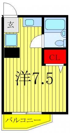 キンコーハイツの間取り図