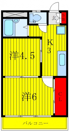 シャトー小林の間取り図