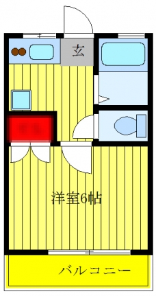 ボヌール飯塚の間取り図