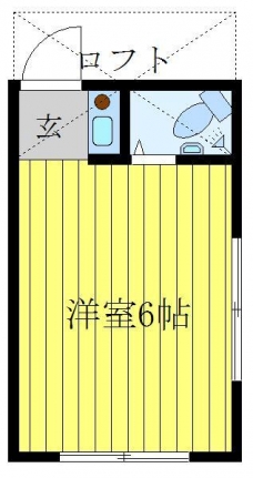 山岸マンションＡの間取り図