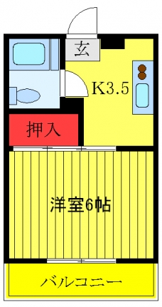 南メゾンの間取り図