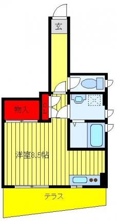 仲の宿の間取り図