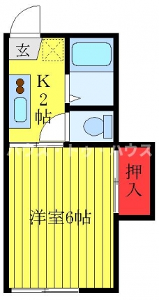 今野ハウスの間取り図