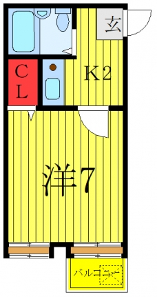 ボギーハイツの間取り図