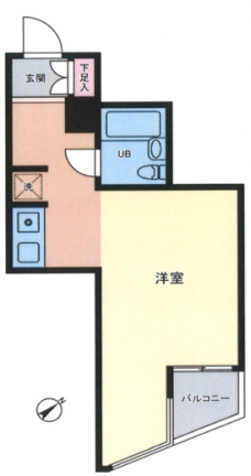 スカイコート西川口第6の間取り図