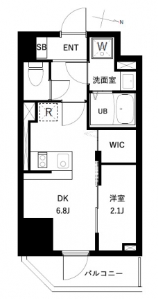 アーバンパーク扇大橋の間取り図