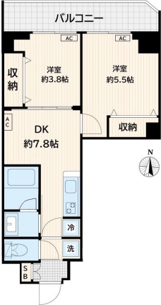 ARKMARK池袋本町の間取り図