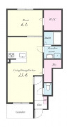 ヴィレッジフィールド サードの間取り図