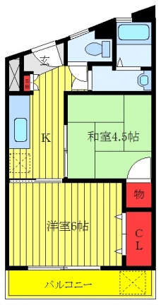 伊佐馬ビルの間取り図