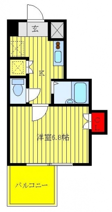 ヴィーダ#033の間取り図