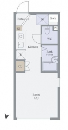 FUSION上板橋の間取り図