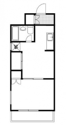 モンシェール三ノ輪の間取り図