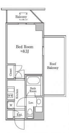 レジディア板橋の間取り図