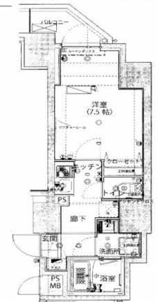 ハーモニーレジデンス大塚山手の間取り図