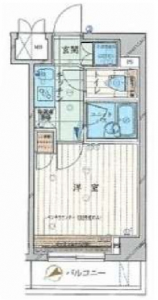 ルーブル中村橋弐番館の間取り図