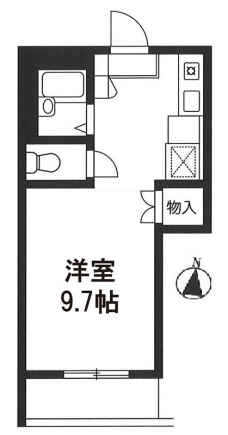 シャルマン西巣鴨の間取り図
