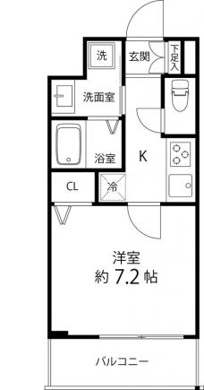 ＳＡＩＯＮ町屋の間取り図
