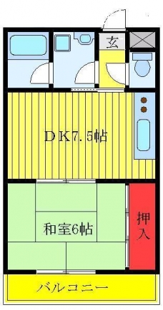 HOPEハイツの間取り図