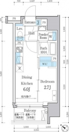デュオメゾン文京白山の間取り図