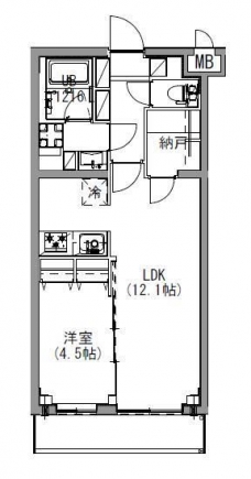 S-RESIDENCE北戸田の間取り図
